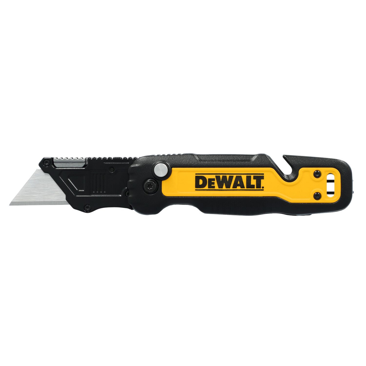 DeWalt Push and Flip Folding Utility Knife with Storage